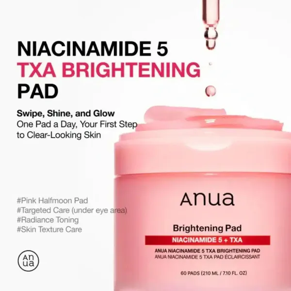 Anua Brightening Pad Niacinamide5+Txa 60Pads 210ml