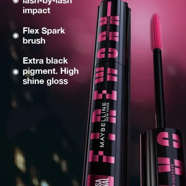 Maybelline Lash Sensational Firework Washable Lash Flaring Mascara - Electro Black