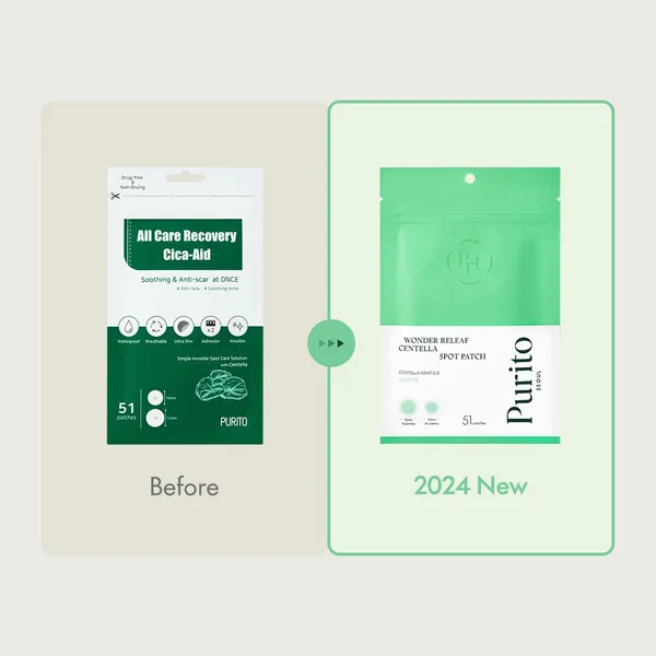 Purito Seoul  Wonder Releaf Centella Spot Patch 51 Patches