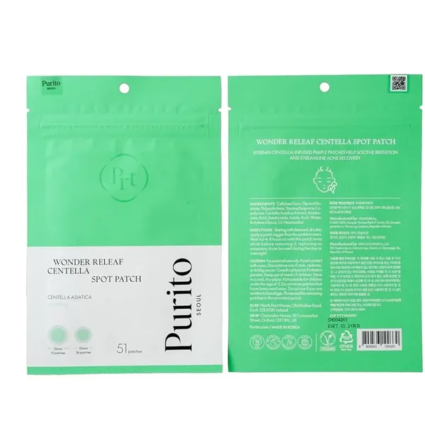 Purito Seoul  Wonder Releaf Centella Spot Patch 51 Patches