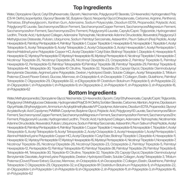 Numbuzin No.9 NAD Bio Lifting-sil Full Face Mask - 20ml Top & 28ml - Bottom (1 box - 4 Mask)