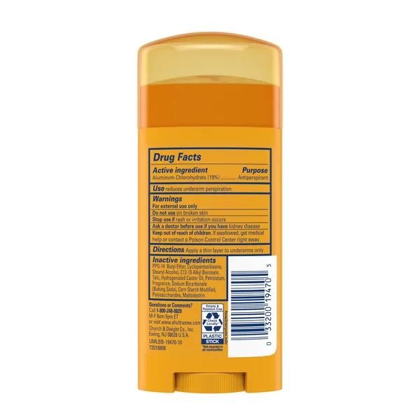 Arm & Hammer Ultra Max Deodorant Powder Fresh Solid - 73g