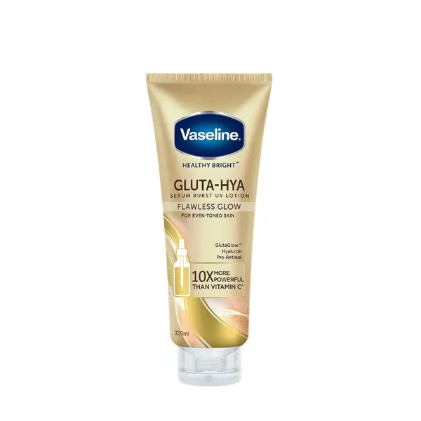 Vaseline Gluta-Hya Serum Burst UV Lotion Flawless Glow - 330ml