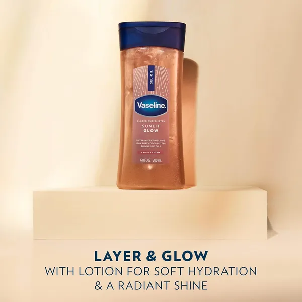 Vaseline Sunlit Glow Vanilla Cocoa Butter 200ml