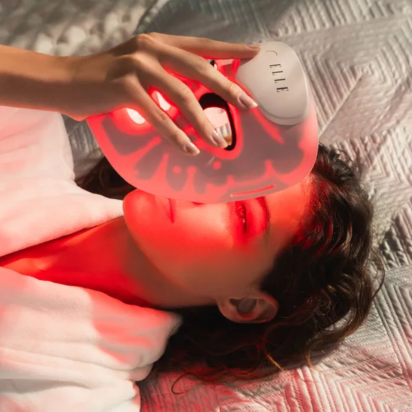 Elle LED Mask Radiance Boost Pro Facewear Pink Colour