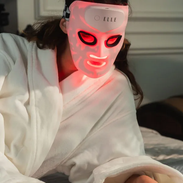 Elle LED Mask Radiance Boost Pro Facewear Pink Colour