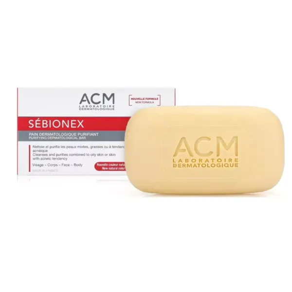 ACM Sebionex Pain Purifying Dermatological Bar, 100 gm