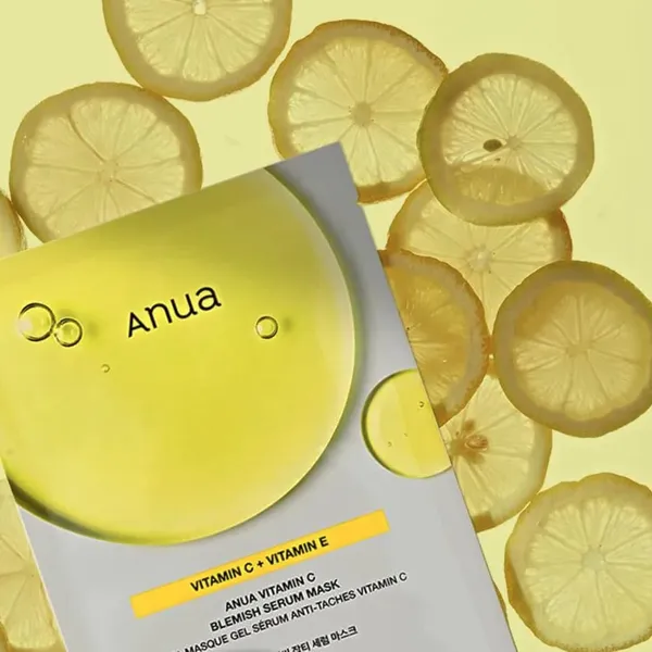 Anua Green Lemon Vita C Blemish Serum Mask