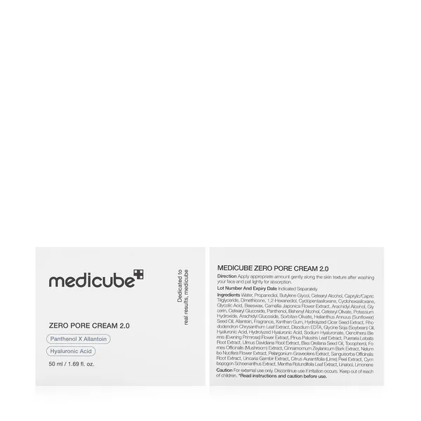 Medicube Zero Pore Cream 2.0 - 50ml