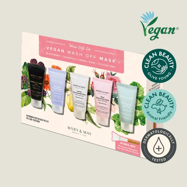 Mary & May Vegan Wash Off Mask Mini Gift Set
