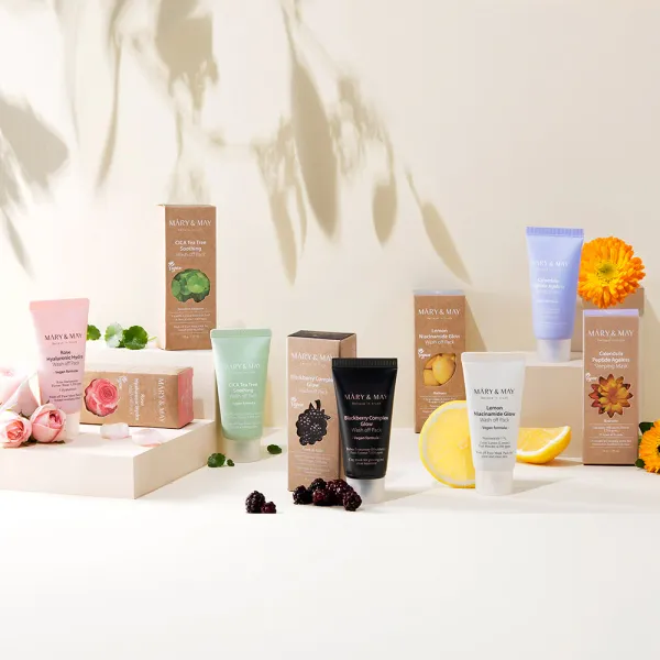 Mary & May Vegan Wash Off Mask Mini Gift Set