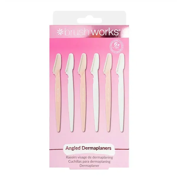 Brushworks - Angled Dermaplaners (Pack Of 6)