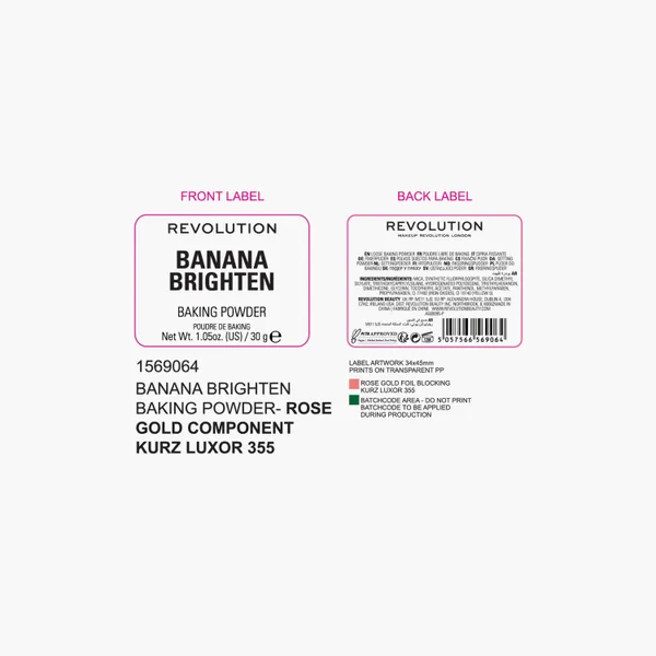 Revolution Banana Brighten Baking Powder