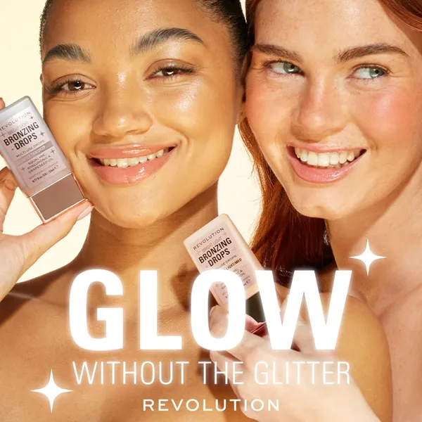 Revolution Bright Light Bronzing Drops Deep Bronze Summer Spice