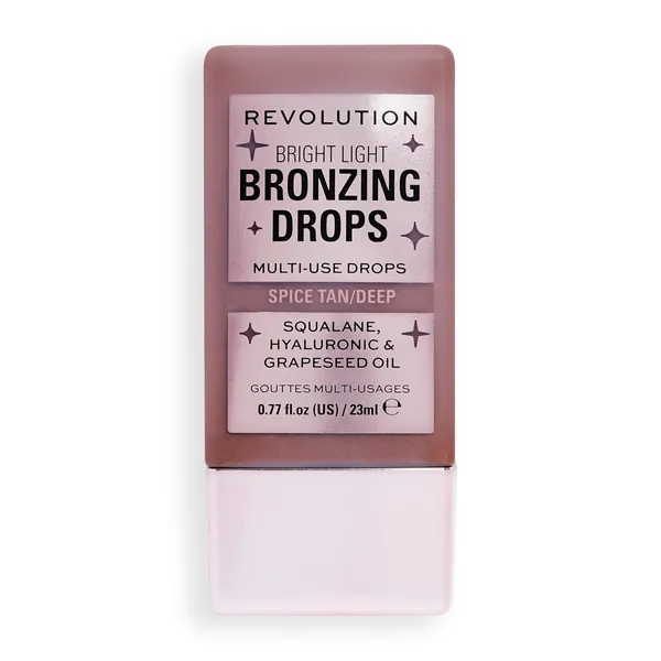 Revolution Bright Light Bronzing Drops Deep Bronze Summer Spice