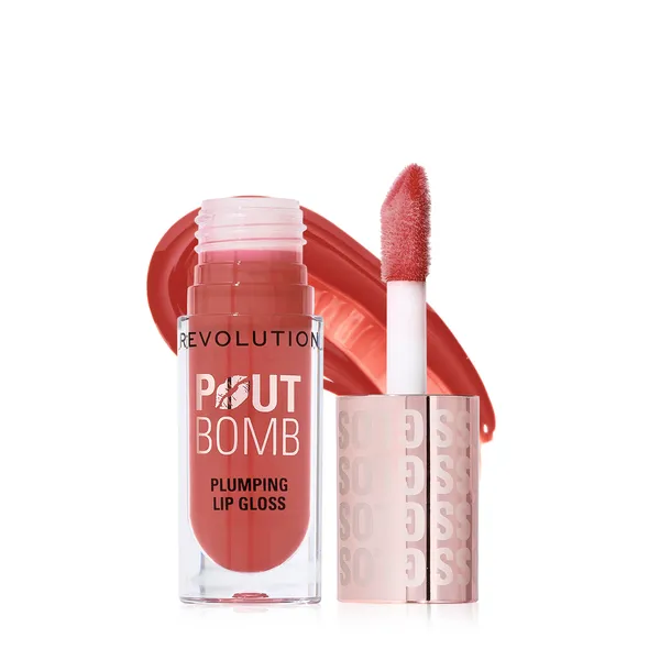 Revolution Pout Bomb Plumping Melba Warm Peach