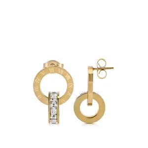 Ring Of Life Earrings - Gold