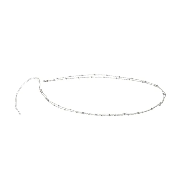 Stacked Waist Chain - Silver