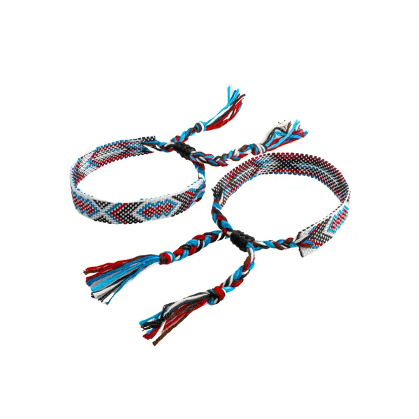 Braided Bracelet Set of 2 - Midnight Pulse